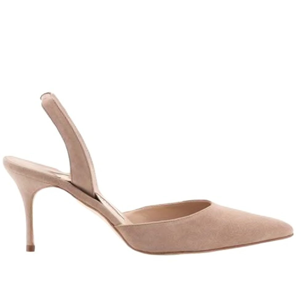 Brand New Manolo Blahnik Carolyne 90 Sling Back Pumps